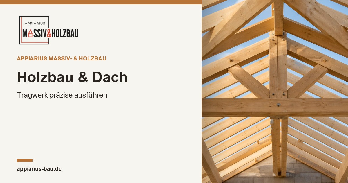 Markenansicht: Holzbau und Dach